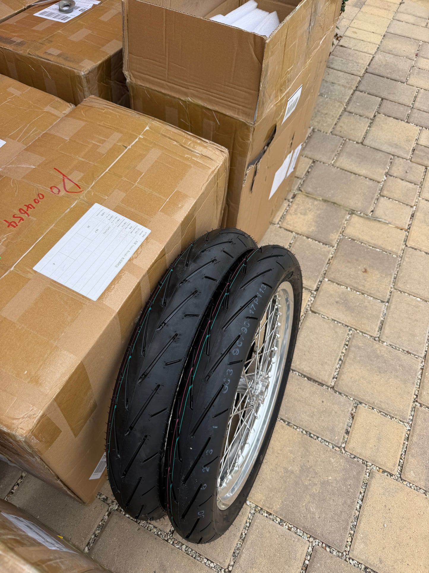 Mxw Supermoto wheelset all chrome talaria Mx3/4 and Xxx
