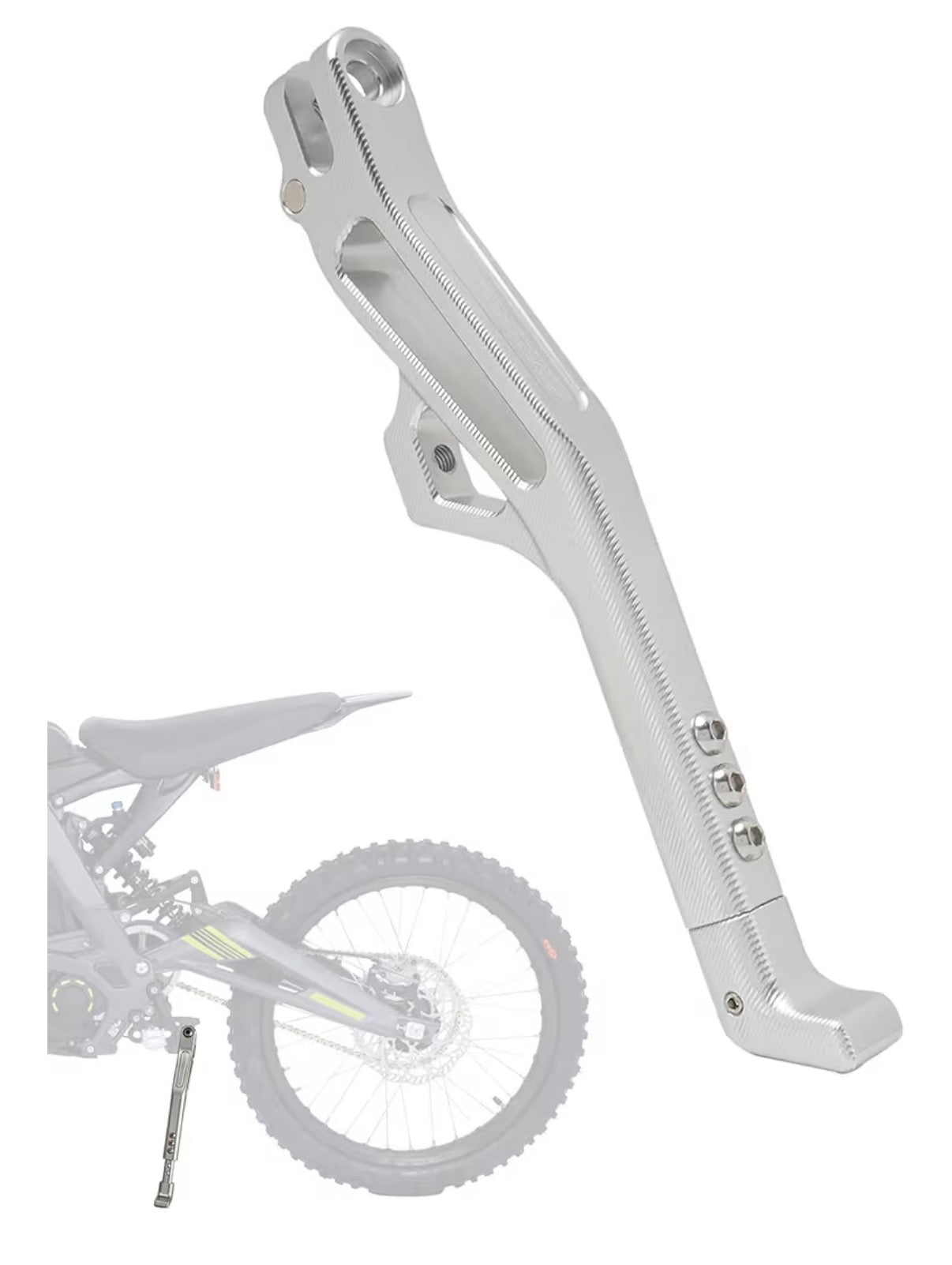 Chrome kickstand fits xxx/mx3/4 lbx