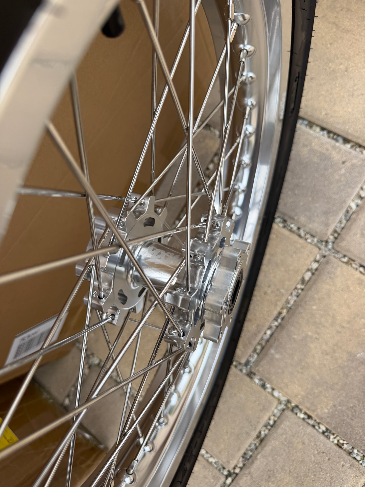 Mxw Supermoto wheelset all chrome talaria Mx3/4 and Xxx