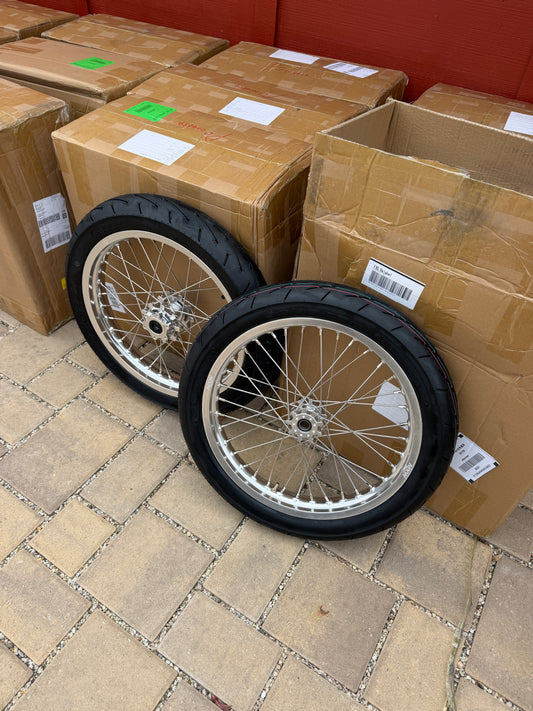 Mxw Supermoto wheelset all chrome talaria Mx3/4 and Xxx