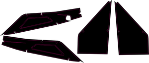 Heybike Villain decal kit