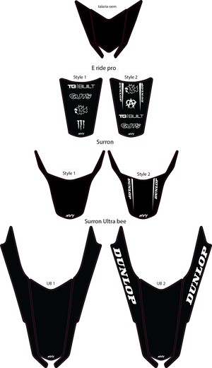 E Bike Rear Fender Decal