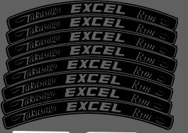 Excel Rim Stickers
