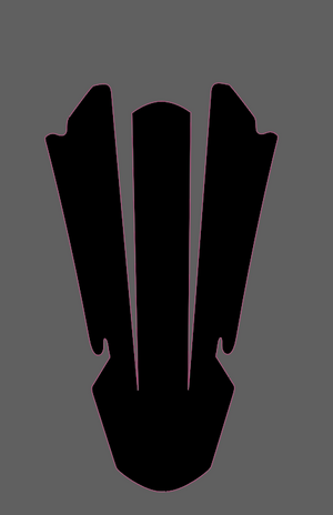 Surron front fender decal
