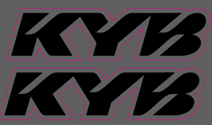 KYB fork decals
