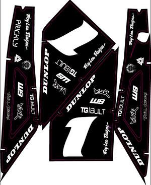 Heybike Villain Custom Decal kit