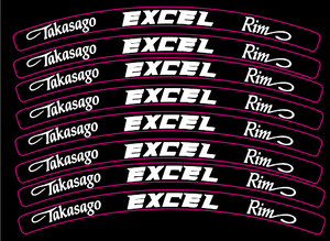 Excel rim stickers