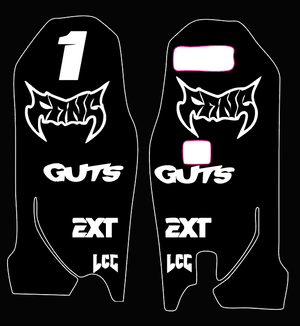 ultra bee fork gaurd decal